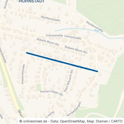 Kurze Straße Grimma Pomßen 