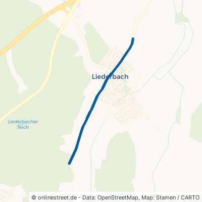 Oberroder Straße Alsfeld Liederbach 