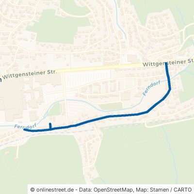 Hillnhütter Straße Hilchenbach Dahlbruch 
