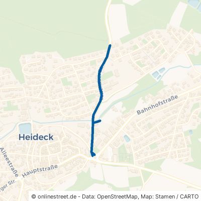 Laffenauer Straße Heideck Höfen 