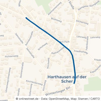 Hauptstraße Winterlingen Harthausen 