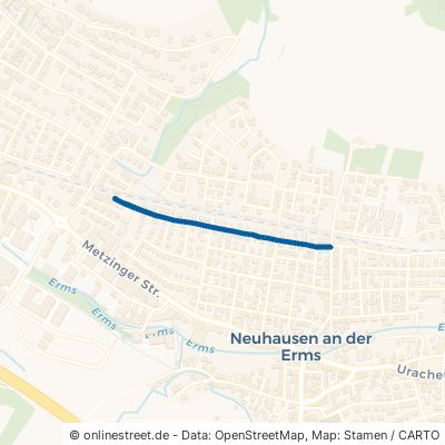 Liststraße Metzingen Neuhausen 