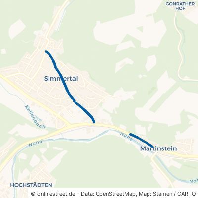 Hauptstraße Simmertal Horbach 