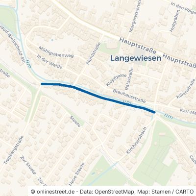 Randstraße Ilmenau Langewiesen 