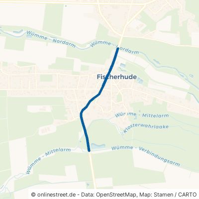 Landstraße Flecken Ottersberg Fischerhude 
