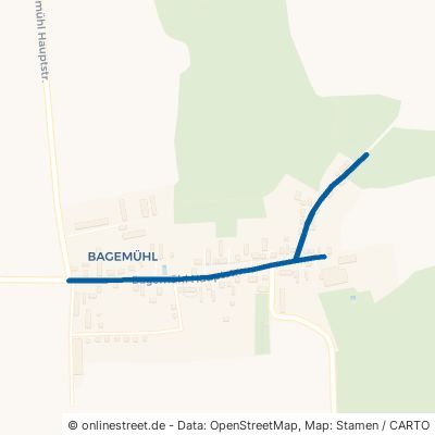 Hauptstraße Brüssow Bagemühl 