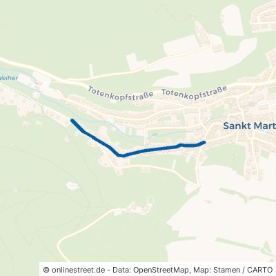 Einlaubstraße Sankt Martin 