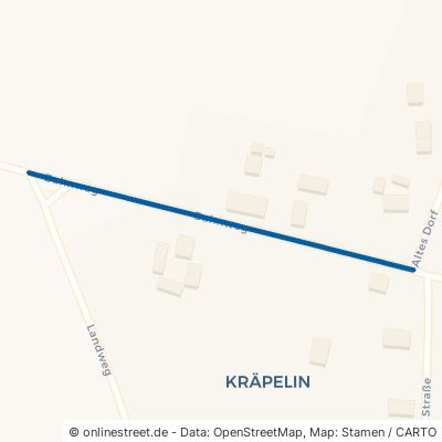 Bahnweg Brünzow Kräpelin 
