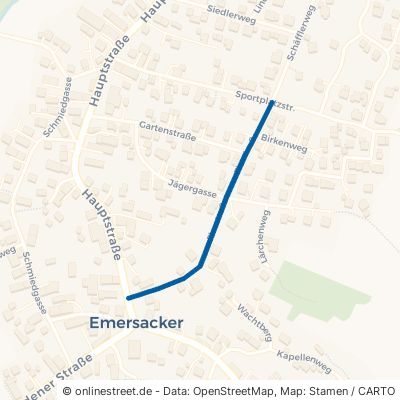 Flurstraße Emersacker 
