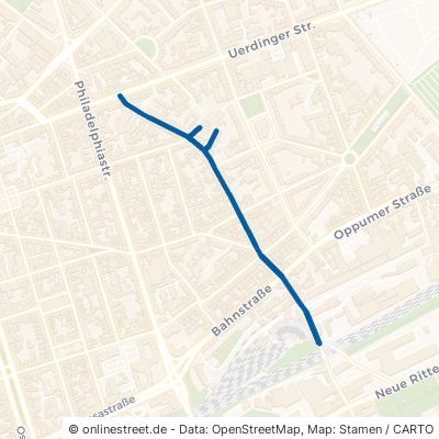 Dießemer Straße Krefeld Cracau 