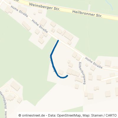 Kurzer Weg Mainhardt Hohenstraßen 