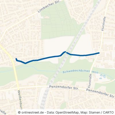 Rennmühlweg Schwabach 