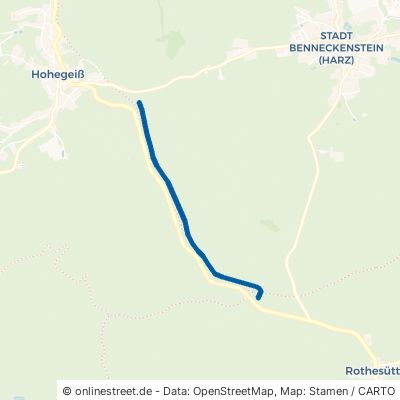 Grenzweg Oberharz am Brocken Benneckenstein 