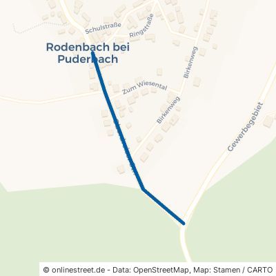 Oberdreiser Straße Rodenbach bei Puderbach 