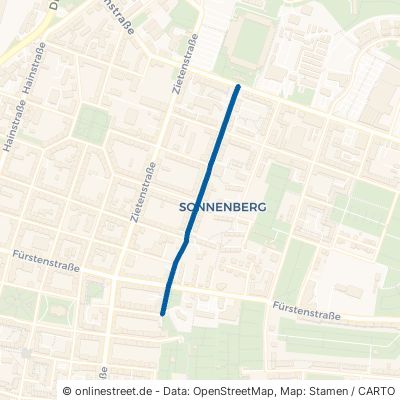 Würzburger Straße Chemnitz Sonnenberg Sonnenberg