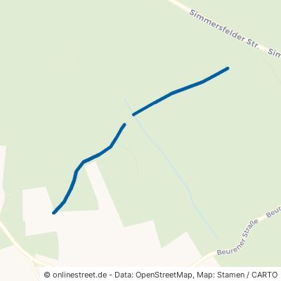 Esel-Weg Simmersfeld Beuren 