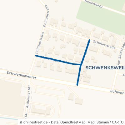 Siedlungsstraße Allmendingen Schwenksweiler 