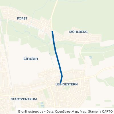 Gießener Straße Linden Leihgestern 