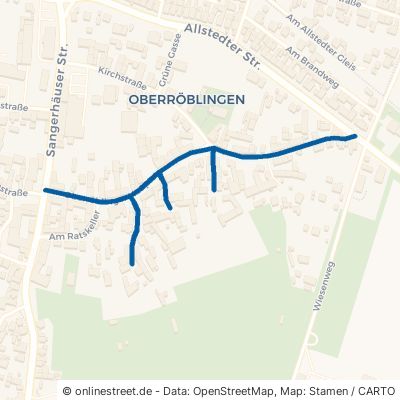Oberröblinger Hauptstraße Sangerhausen Oberröblingen 