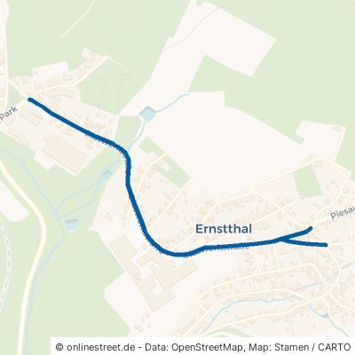 Glaswerkstraße Lauscha Ernstthal Ernstthal