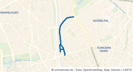Rethelstraße Düsseldorf Düsseltal 