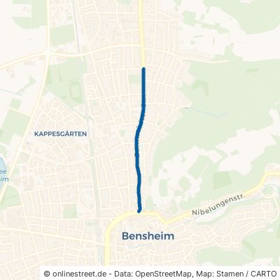 Darmstädter Straße Bensheim 