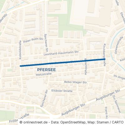 Weißenburger Straße Augsburg Pfersee 