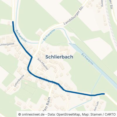 Schlierbachstraße Neuental Schlierbach 