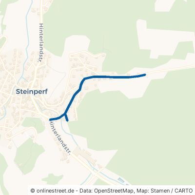 Waldstraße Steffenberg Steinperf 