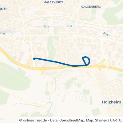 Holzheimer Straße Göppingen Stadtgebiet 