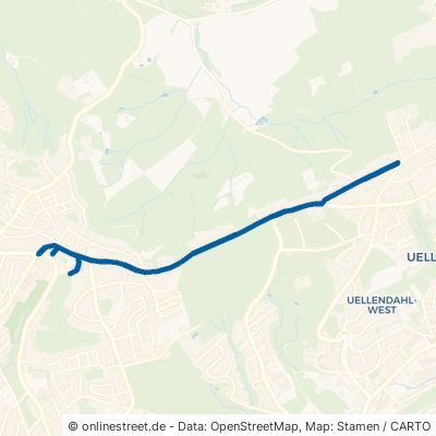 Westfalenweg Wuppertal Elberfeld Uellendahl-Katernberg