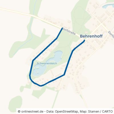 Ringstraße Behrenhoff Kieshof Ausbau 