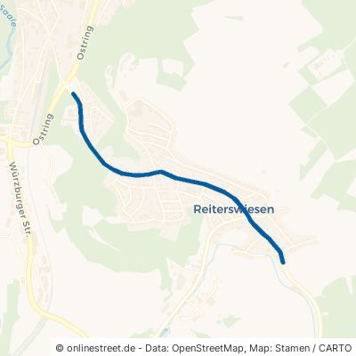 Kissinger Straße Bad Kissingen Reiterswiesen 