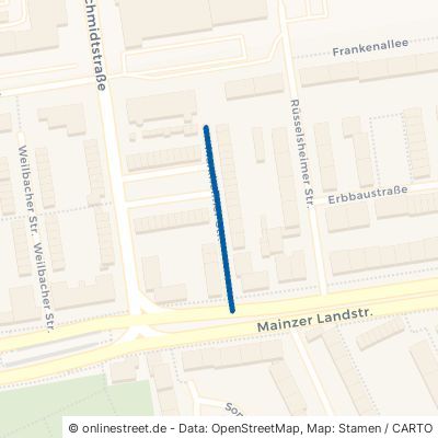 Marxheimer Straße 60326 Frankfurt am Main Gallus Innenstadt
