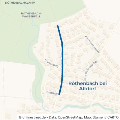 Zur Röthenbachklamm Altdorf bei Nürnberg Röthenbach 