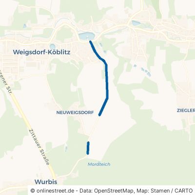 Wurbisstraße Cunewalde Weigsdorf-Köblitz 