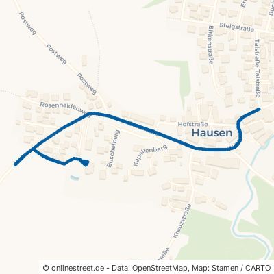 Ortsstraße Diedorf Hausen 