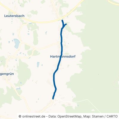 Rothenkirchener Straße Hartmannsdorf bei Kirchberg 
