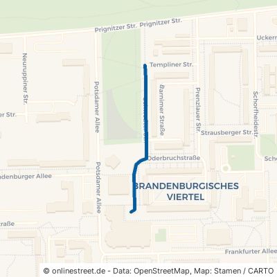 Schwedter Straße Eberswalde Brandenburgisches Viertel 