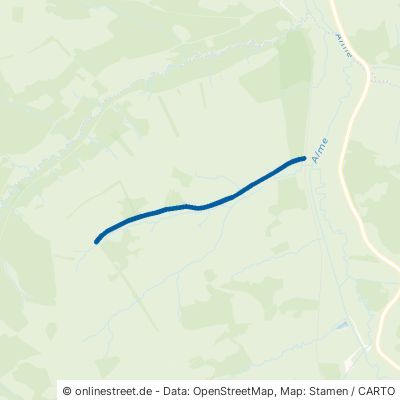 Schwarze Brücke Weg Brilon Oberalme 
