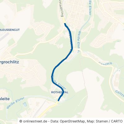 Plauensche Straße Greiz Dölau 