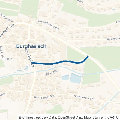 Haslachstraße Burghaslach Fürstenforst 