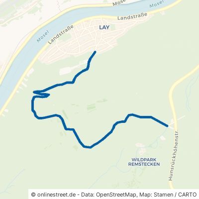 Layer Bergweg Koblenz Karthäuserhofgelände 