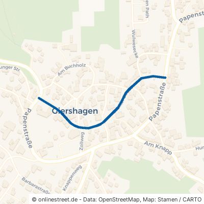Esbiker Straße Marsberg Giershagen 