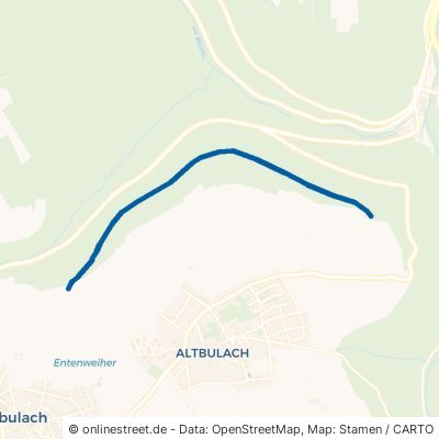 Bergwaldweg Neubulach Altbulach 