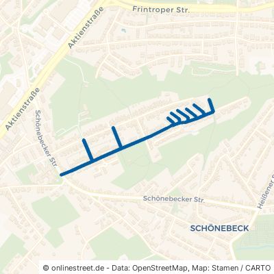 Schacht-Kronprinz-Straße 45359 Essen Schönebeck Stadtbezirke IV