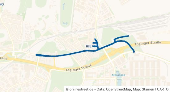 Riemer Straße München Trudering-Riem 