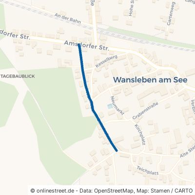 Wanslebener Bahnhofstraße Seegebiet Mansfelder Land Wansleben am See 