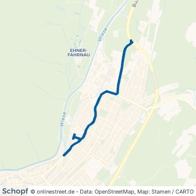 Hauptstraße Schopfheim Fahrnau 