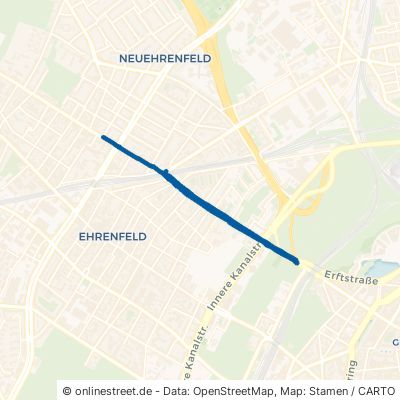 Subbelrather Straße Köln Ehrenfeld 